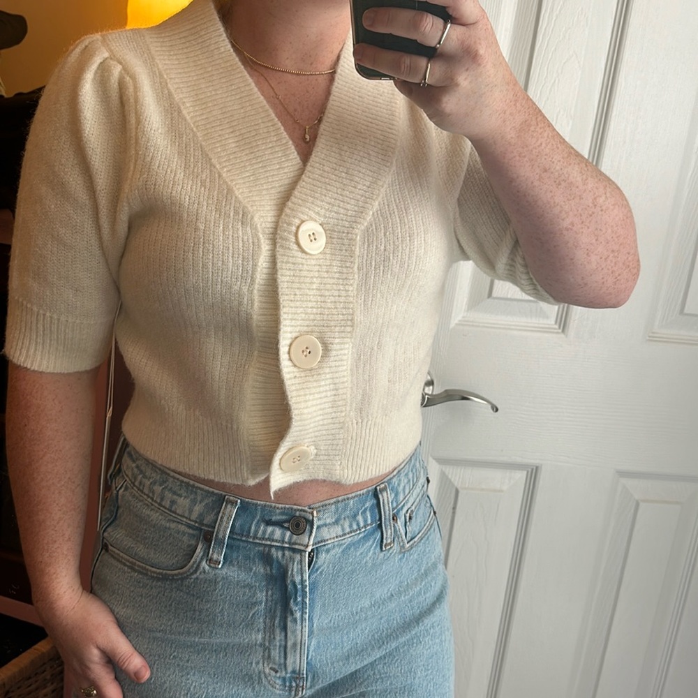 NWT Bishop + Young Caroline Crop Sweater